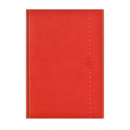 Naptár, tervező, B5, heti, TOPTIMER "Linea", piros